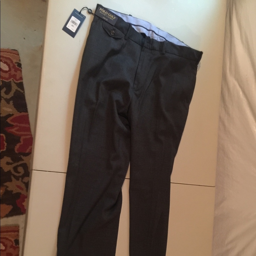 Polo Golf 96% wool hounds tooth pants, 36x34, NWT